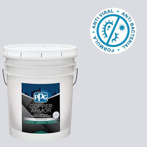 COPPER ARMOR 5 gal. PPG1169-2 Rare Orchid Semi-Gloss Antiviral and Antibacterial Interior Paint with Primer