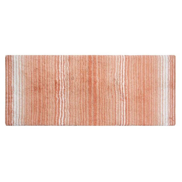 100% Cotton Gradiation Collection Machine Washable 21x54, Coral