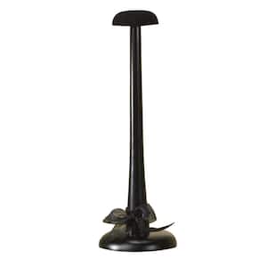 14 in. H Black Wooden Hat Stand