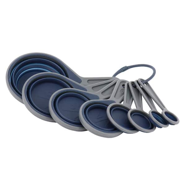 Oster Bluemarine 8 Piece Collapsible Measuring Cup and Spoons Set