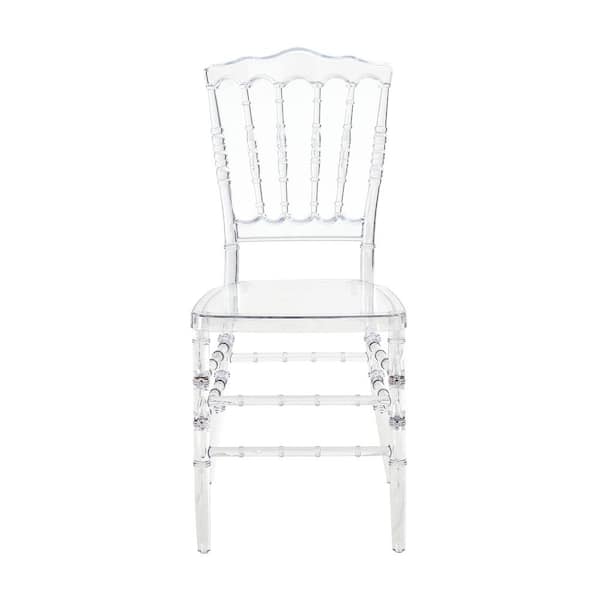 FIROMO Simple and Beautiful Napoleon Clear Bamboo Chairs for Wedding Reception (Set of 6)