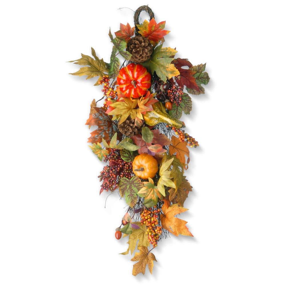 Reviews for National Tree Company 26 in. Maple Leaf Teardrop with ...
