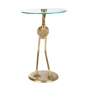 Tori Gold/Glass End Table