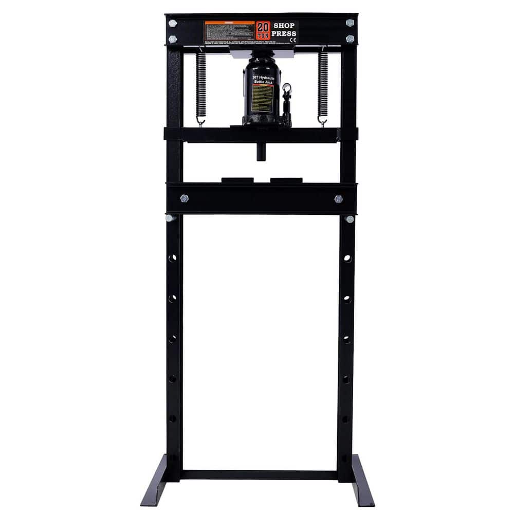 Tatayosi 20 Ton Steel Bottle Jack Shop Press, Garage Floor Press