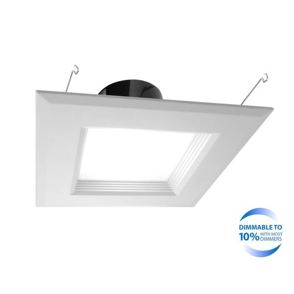 square recessed lighting trim 10 inch