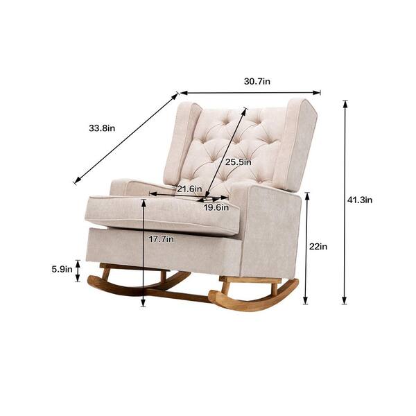 nursing chair dimensions