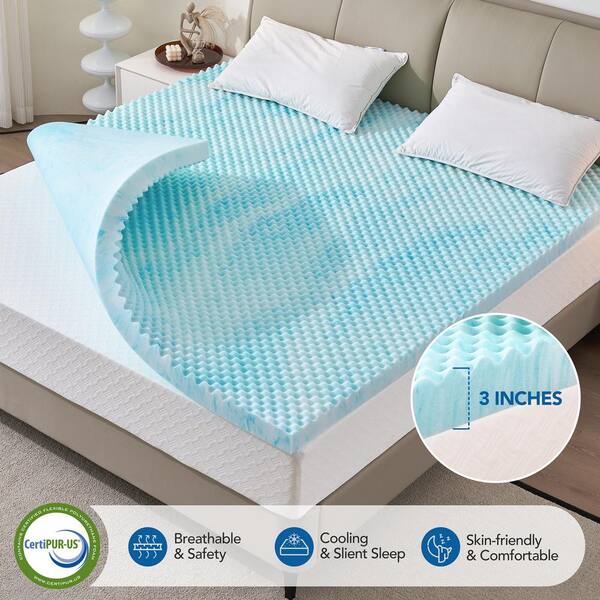 Bodipedic Cooling Waterproof Mattress Protector, Twin, Dorm Essentials