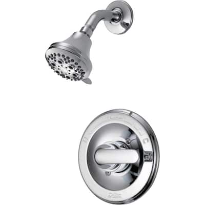 Classic Single-Handle 5-Spray Shower Faucet in Chrome (Valve Included)