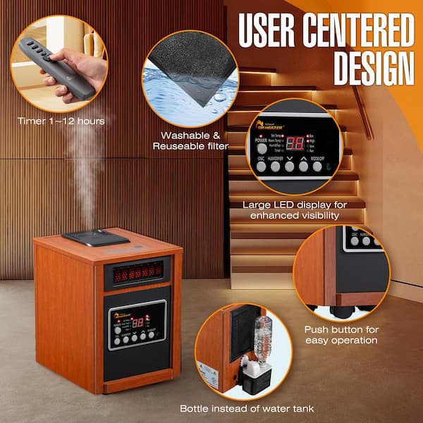 Dr Infrared Heater Portable Space Heater, 1500-Watt deals (D1)