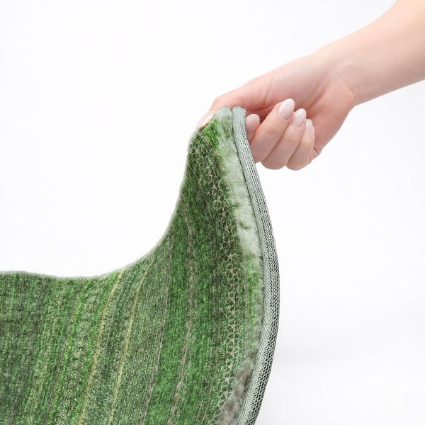 Dream Shag Premium Machine Washable Abstract ADS527 Fern 2 ft. x 3 ft. Accent Rug
