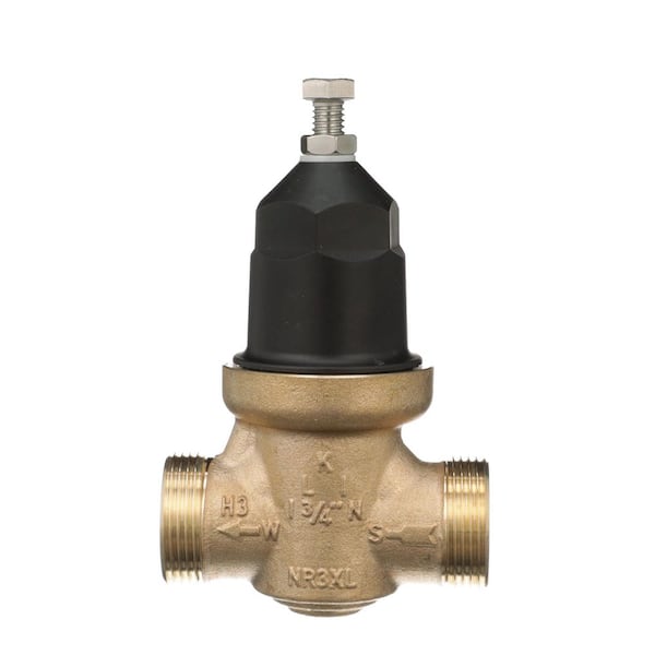 VALVE PRESSURE REDUCER 3/4 WATER 25-75 PSI UNION END COMPOSITE