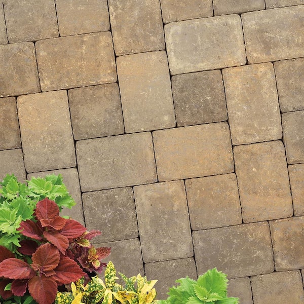 Plaza 8.27 in. L x 5.51 in. W x 2.36 in. H Rectangular Desert Blend Concrete Paver (360-Pieces/112 sq. ft. /Pallet)