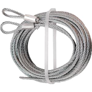 Extension Spring Cable Set 5/32 in. x 14 ft. Galvanized Carbon Steel (2-Pack)