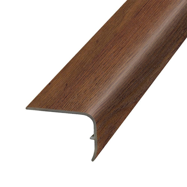 PERFORMANCE ACCESSORIES Firewood 1.32 in. Thick x 1.88 in. Wide x 78.7 in. Length Vinyl Stair Nose Molding