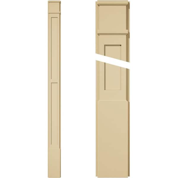 Ekena Millwork 2 in. D x 7 in. W x 96 in. L Primed Polyurethane Pilaster 1- Pack