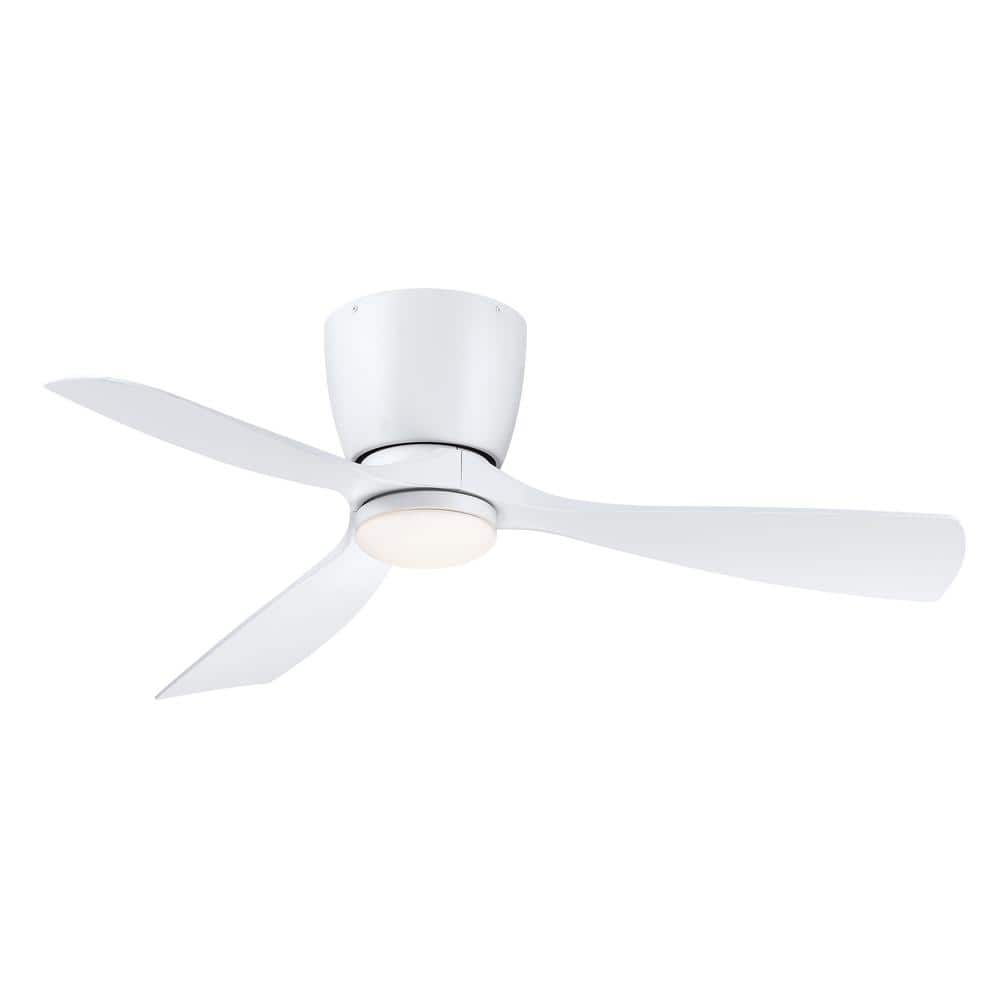 UPC 840506106925 product image for Klinch 44 in. LED Indoor/Outdoor Matte White Ceiling Fan with Light Kit | upcitemdb.com