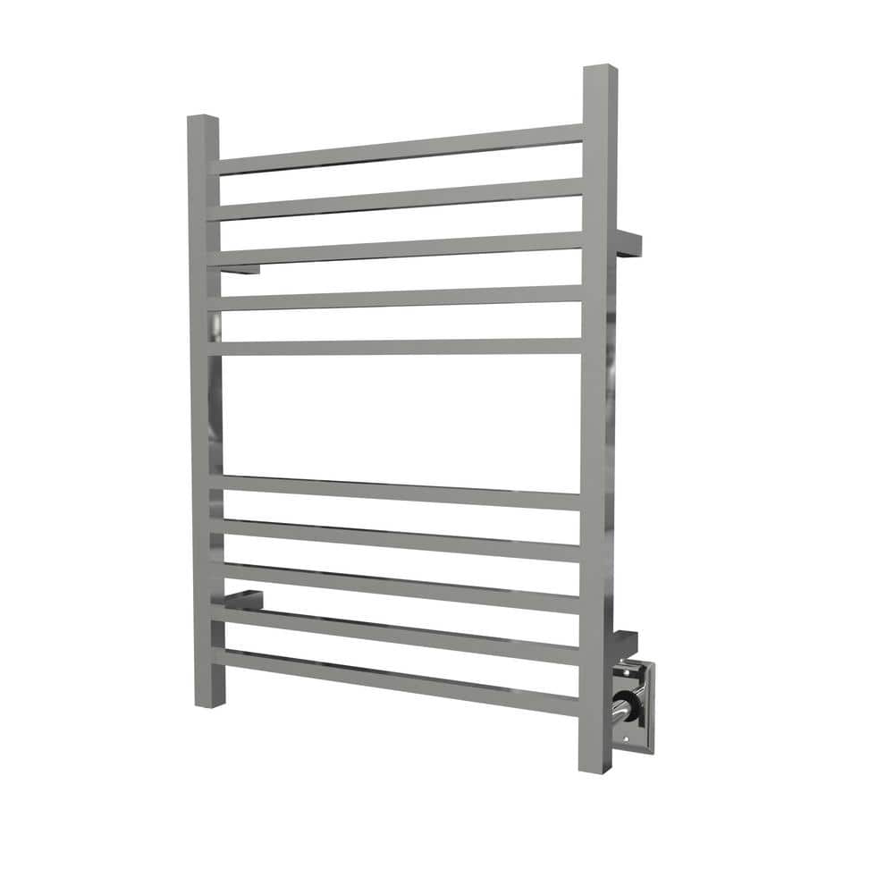 Polished Stainless Steel Wall Mounted Electric Towel Warmer