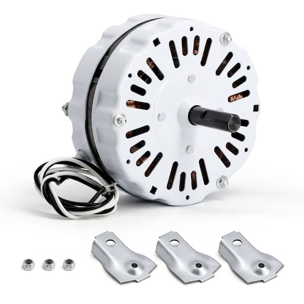 3.4 Amp High Quality Attic Fan Motor EV Charger with 27 in. Cord, 1100RPM, 120-Volt 1/10HP, Clockwise Shaft