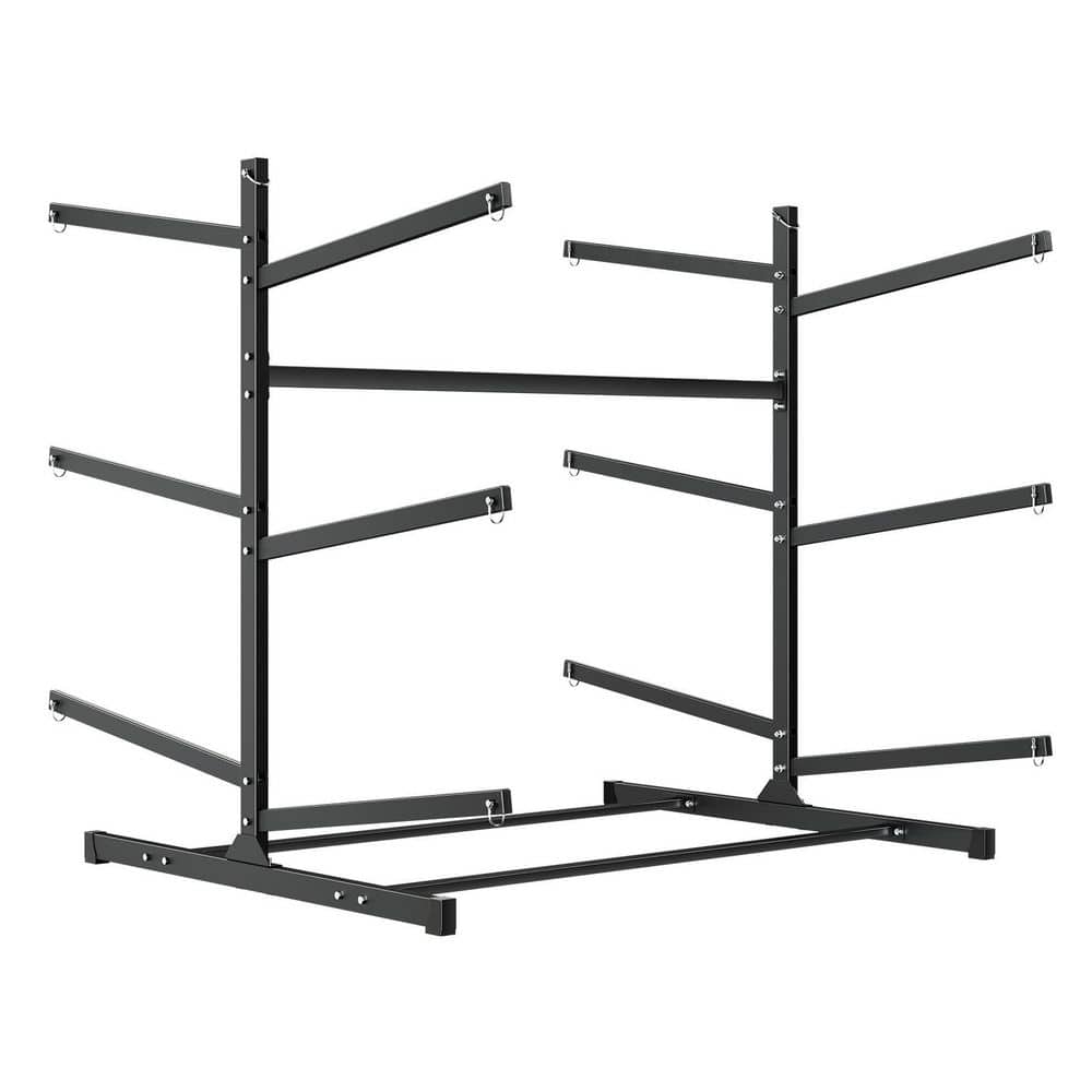 Kayak Storage Rack for 6 Kayaks, Holds 400 lbs. Heavy Duty Freestanding Stand for Indoor Outdoor Garage Shed Dock price history on PriceWatchPro