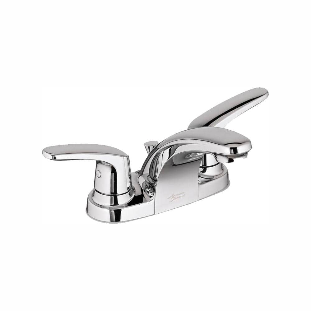 Colony Pro 4 in. Centerset 2-Handle Low-Arc Bathroom Faucet in Polished Chr