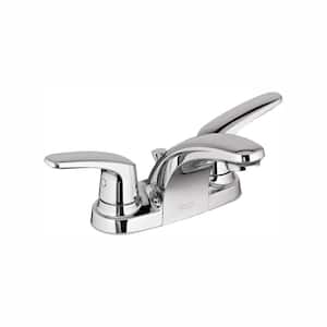 Colony Pro 4 in. Centerset 2-Handle Low-Arc Bathroom Faucet in Polished Chrome