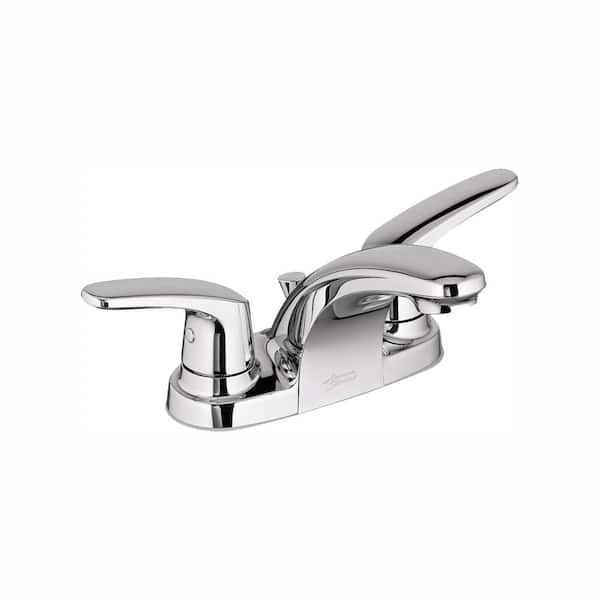 American Standard Colony Pro 4 in. Centerset 2-Handle Low-Arc Bathroom Faucet in Polished Chrome
