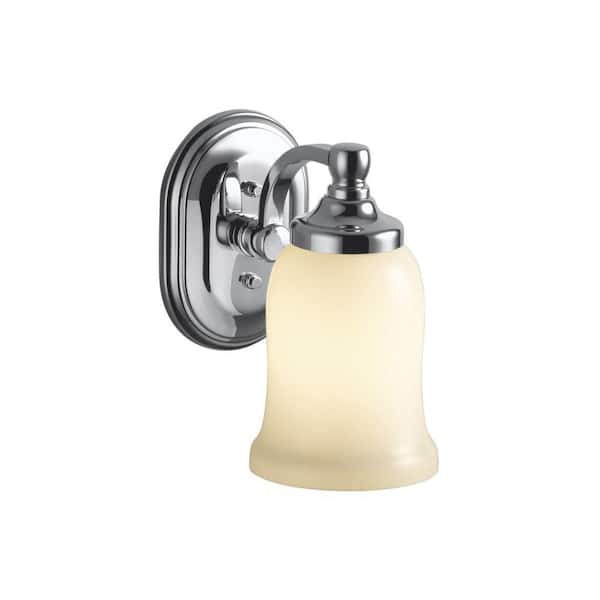 KOHLER Bancroft 1-Light Polished Chrome LED Wall Sconce-K-11421-CP