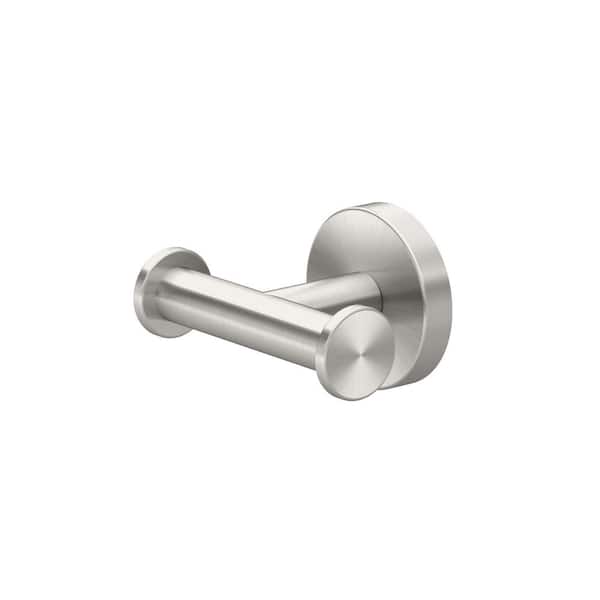 Gatco Level Robe Hook in Brushed Nickel 5345 - The Home Depot