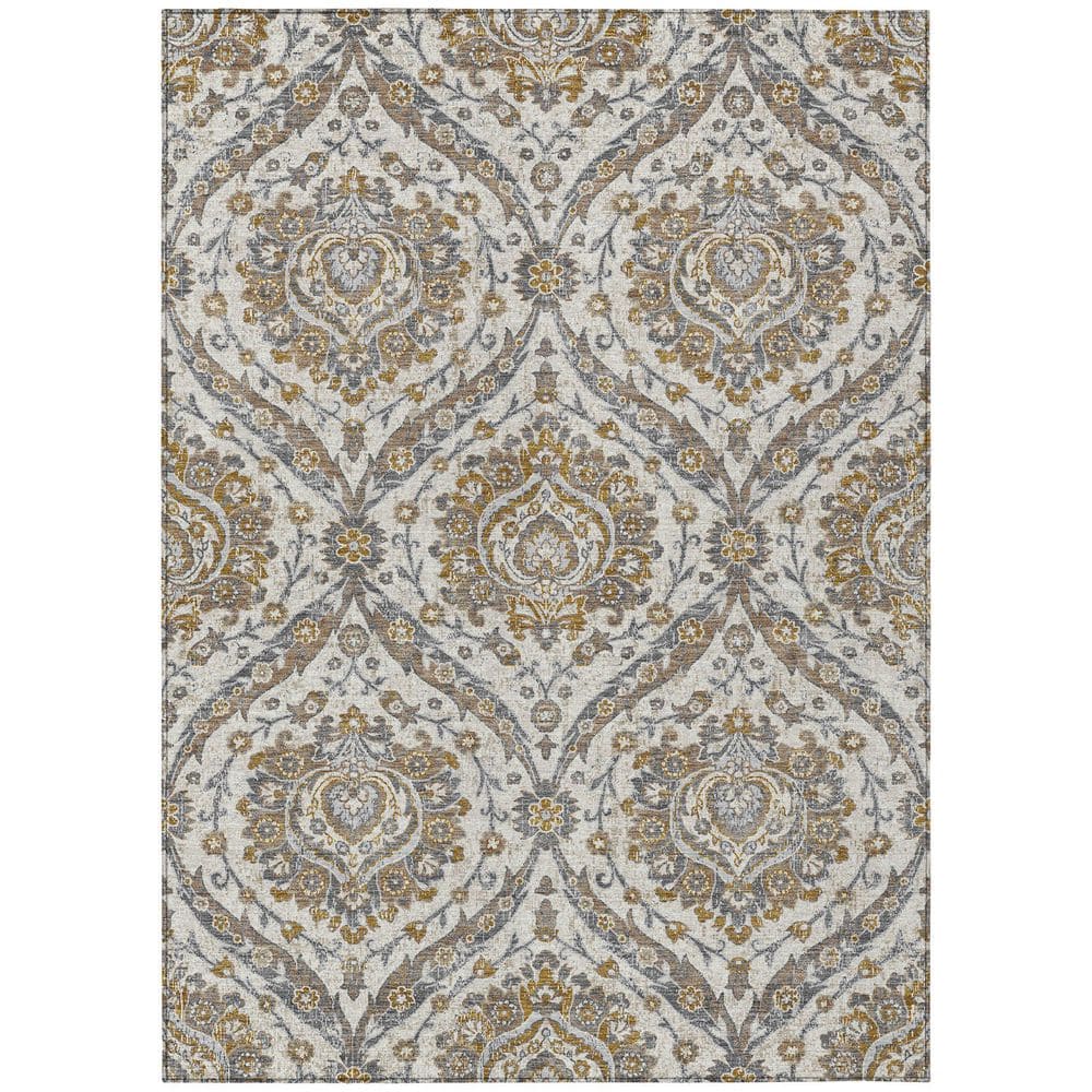 Chantille Machine Washable Indoor/Outdoor Abstract ACN2703 Beige 3 ft. x 5 ft. Area Rug price history on PriceWatchPro