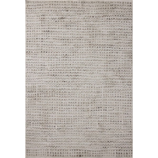 Lune Ivory / Pebble 11 ft. 6 in. x 15 ft. Contemporary Area Rug