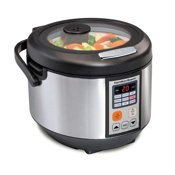 4.5-Quart Lift & Serve Hinged Lid Slow Cooker, One-Touch Control