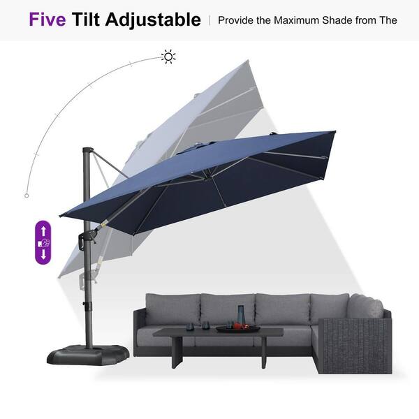 PURPLE LEAF 9 ft. x 11.5 ft. Aluminum UV-Resistant Outdoor
