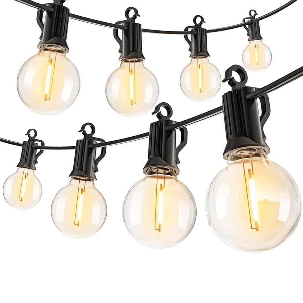 Oyezvary 60 ft. Shatterproof Edison Bulbs Outdoor String Lights