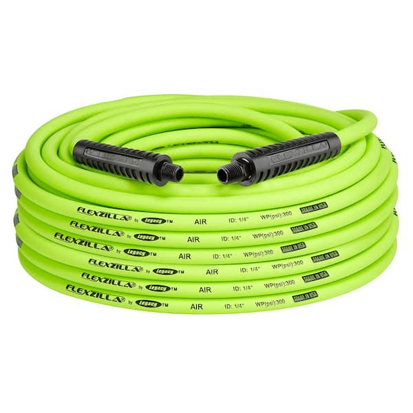 Flexzilla 1/4 in. x 100 ft. Air Hose with 1/4 in. MNPT Fittings