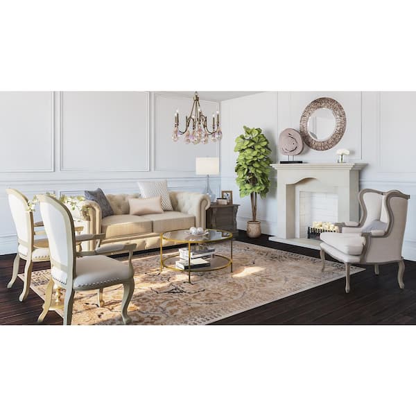HOMELEGEND Coffee White Oak 3/8 in. T x 5 in. W Wire Brushed Engineered Hardwood Flooring (19.7 sqft/case)