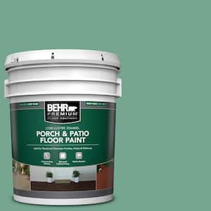 5 gal. #M420-5 Free Green Low-Lustre Enamel Interior/Exterior Porch and Patio Floor Paint