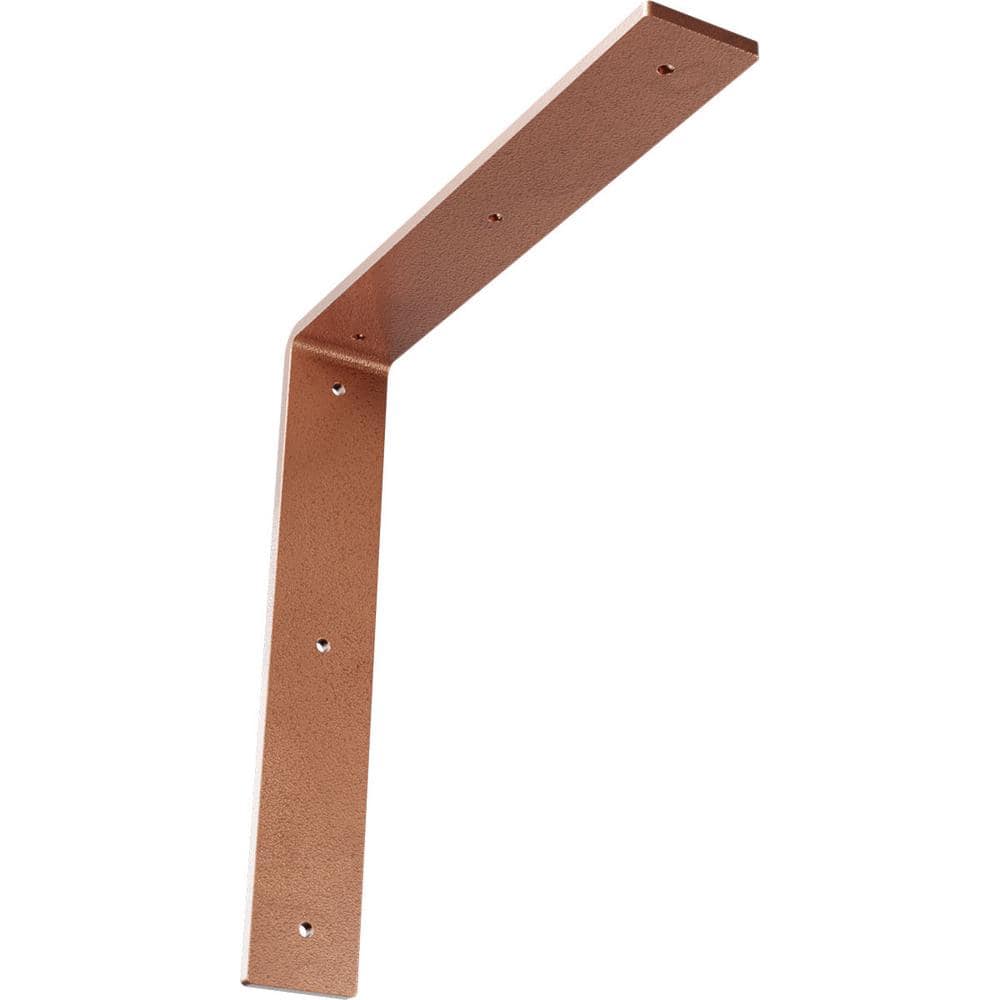 12 in. x 2 in. x 12 in. Steel Hammered Copper Hamilton Bracket price history on PriceWatchPro