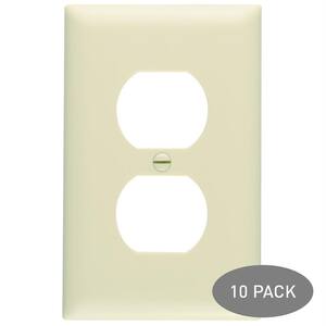 Bell Electric IVORY Single Gang 2 Hole DESPARD Wall Switch Plate 18-I-IV 