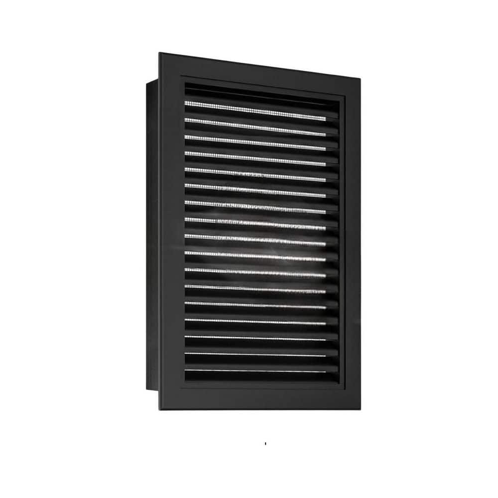 12 x 18 Rectangular Black Aluminum Gable Vent with Screen 2-Pack Optimal Airflow Paintable Stainable Ventilation price history on PriceWatchPro