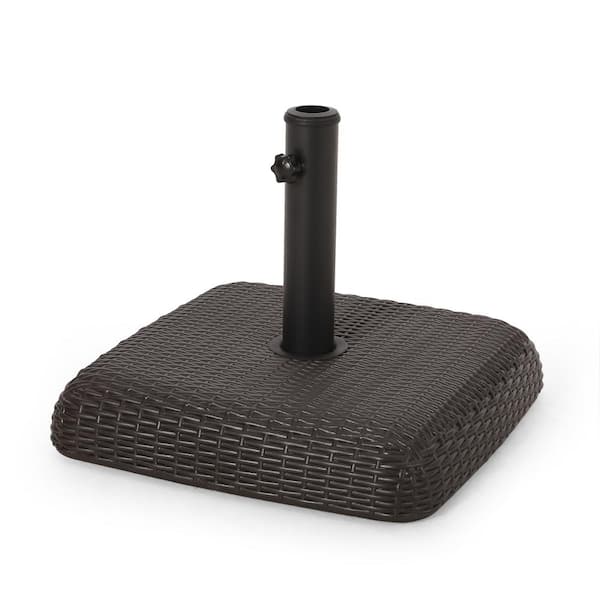 69 lbs. Patio Umbrella Base in Brown