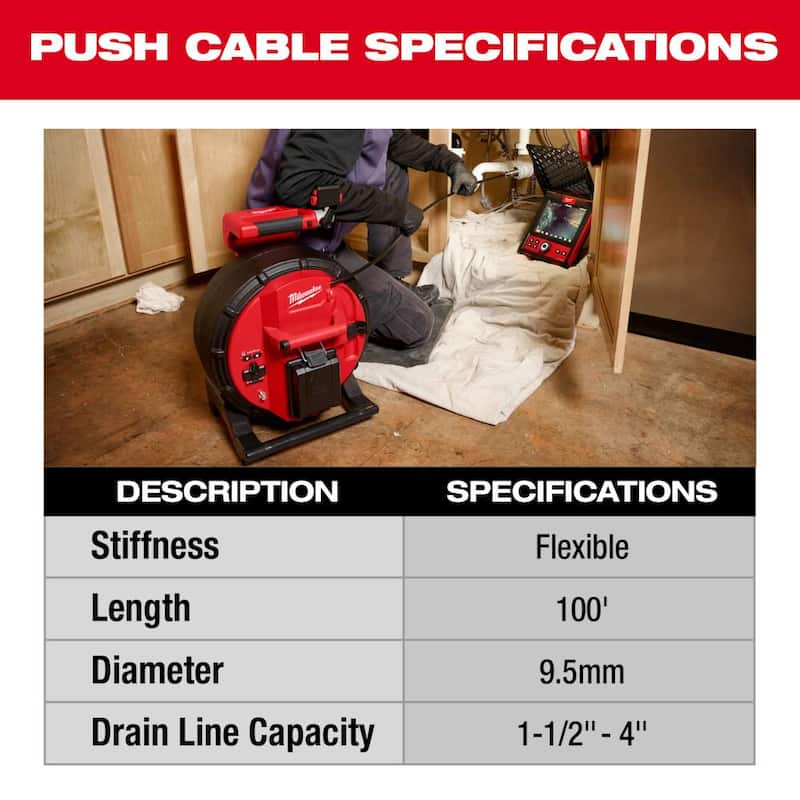 M18 18-Volt Lithium-Ion Cordless 100 ft. Inspection Camera Kit