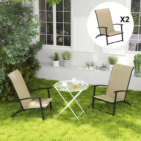 Dining Chair Metal Mesh Folding Patio Chair Crestlive Products