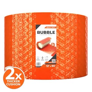 5/16 in. x 12 in. x 90 ft. Orange Bubble Cushion
