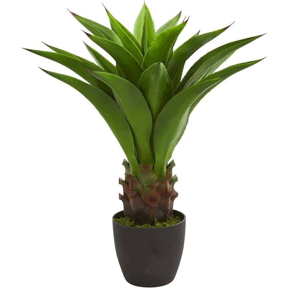 30 in. Artificial Green Indoor/Outdoor Agava, Faux Succulent Accent, Decorative Modern Plant For Patio Or Room price history on PriceWatchPro