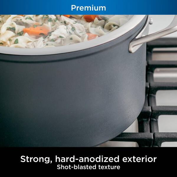 NINJA Foodi NeverStick Premium 8 qt. Hard-Anodized Aluminum