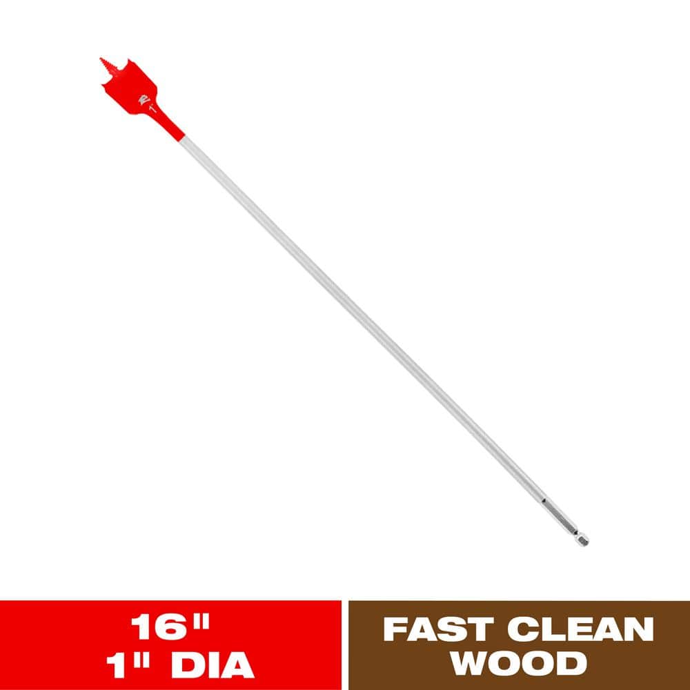 DIABLO 1 in. x 16 in. SPEEDemon High Speed Steel Spade Drill Bit