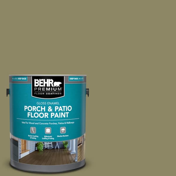 BEHR PREMIUM 1 gal. #PPU9-23 Oregano Spice Gloss Enamel Interior/Exterior Porch and Patio Floor Paint