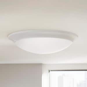 180-Watt Equivalent White LED Ceiling Flush Mount