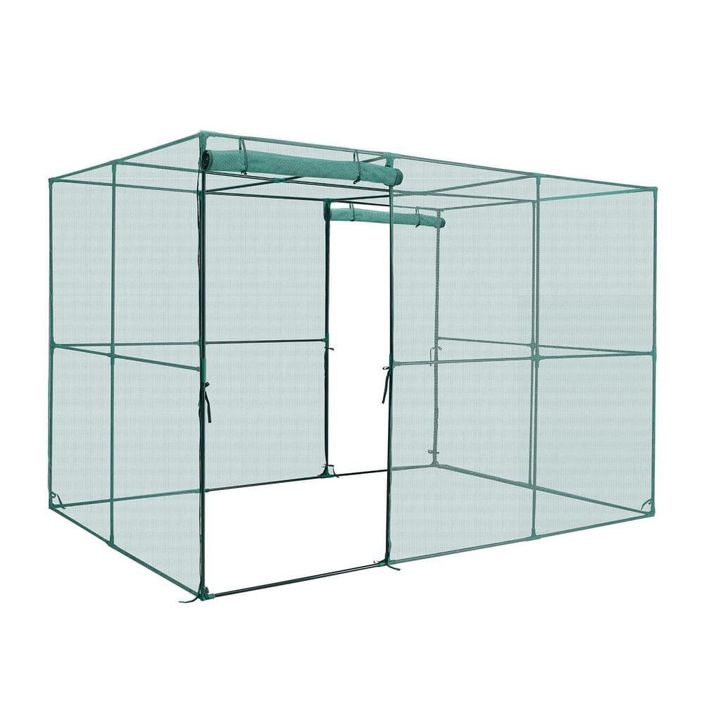 Crop Cage, 9.5 x 6.36 x 6.36 ft. Plant Protection Tent with Zippered Door, Wind-Resistant Tall Crop Cage Easy to Install price history on PriceWatchPro