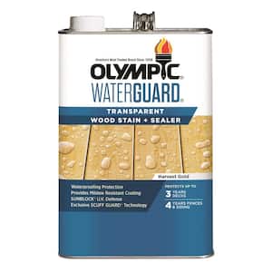 WaterGuard 1 gal. Harvest Gold Transparent Wood Stain and Sealer